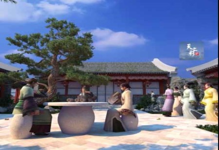 蟠龍寺院三維動(dòng)畫